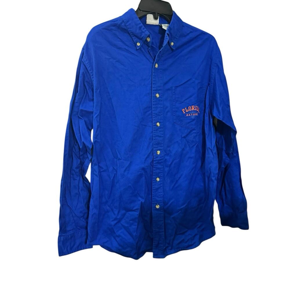 Red Oak Sportswear University Of Florida Gators Embroidered Long Sleeve Shirt M
